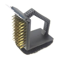 BBQ그릴청소솔, 블랙, 1개