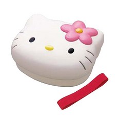 스케이터 얼굴 입체모양 도시락, 헬로 키티, 1개