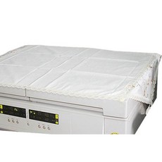 Jibiyu泡菜冰箱罩, 象牙色金線刺繡