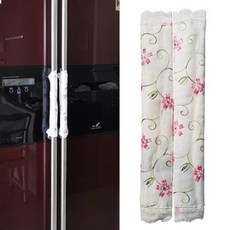 吉比優 多用途把手套, 白色 粉色刺繡