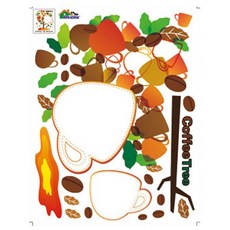 홈앤아이디어 데코시트지야광, 커피나무