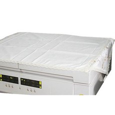 吉比優 泡菜冰箱防塵罩, 象牙白金線刺繡