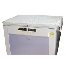 Jibiyu泡菜冰箱罩, 白色粉色刺繡