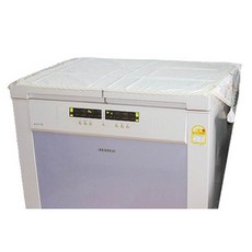 泡菜冰箱罩, 白色布料粉色刺繡