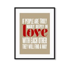 신혼집 인테리어 액자_MADLY LOVE