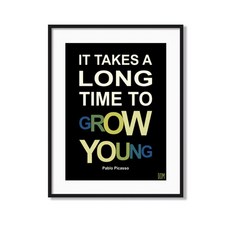 일러스트 디자인 액자_GROW
