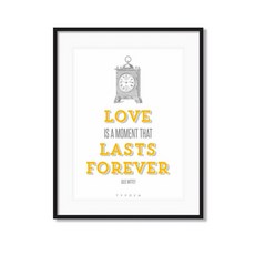 客廳室內裝飾海報_LOVE LASTS