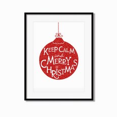 北歐聖誕節裝飾相框 Keep Calm