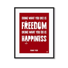 北歐插圖設計相框 FREEDOM