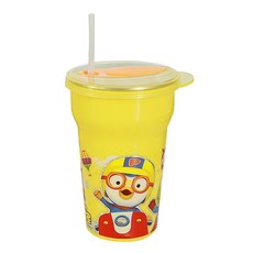 릴팡 뽀로로 흘림방지스텐빨대컵, 1개