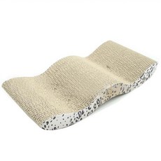 아리코 애완용품 s형 스크래쳐, 혼합 색상, 1개