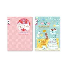 승일 칸나 베스트원 초등노트 영어 10p, 여아 (핑크), 2개