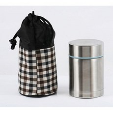 유니콘진공도시락 죽통, 실버, 500ml, 1개