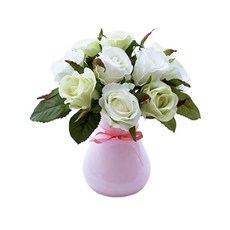 River Green Proposal 玫瑰粉彩花瓶套組, 白綠