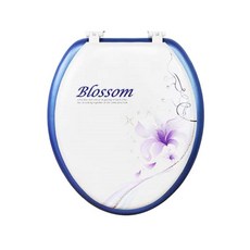 아폴로 아폴로블로썸변기커버중형O형), 블루, 1개