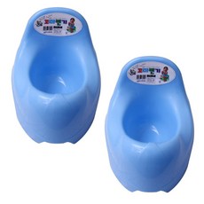 흥덕산업 애니존 꼬마변기 2개, 블루