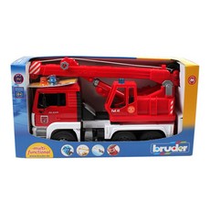 브루더 MAN 소방 크레인 트럭 BR02770, 42.5 x 17.5 x 23cm, 본상품선택, 1개