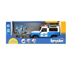 브루더 랜드로버 경찰차 세트 BR02595, 28 x 13.8 x 15.3cm