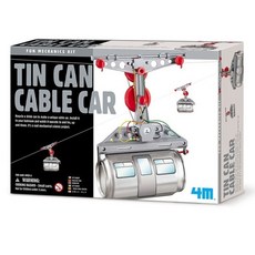 포엠 사이언스, 조립부품, 설명서, 틴캔 케이블 카