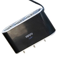 모아모아 USB 3구 개별스위치 소켓, 1개