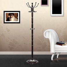 모아모아 버터플라이 스탠드 옷걸이 초콜릿, 1개