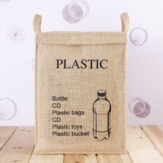 Moamoa棉麻分類回收箱 入LASTIC, 1個