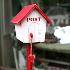 Dekojien Country Wood Postal Building 隨機出貨, 1個