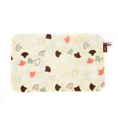 하쥬르 열내림 키즈필로우 커버 나뭇잎, 베이지