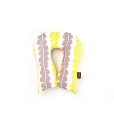 hajour 頸枕 印花款, 黃色