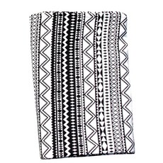 Maison Textile野餐墊兼毛毯 印地安人 3~4人用, 黑色