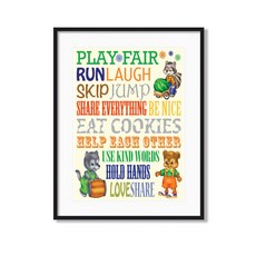 兒童咖啡廳 兒童遊戲室 室內裝飾畫框, 遊戲室4