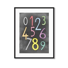 兒童房數字裝飾畫框, 數字