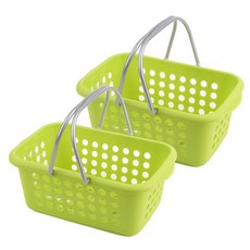 이노마타 손잡이 바스켓, 그린, 2개