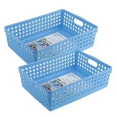 이노마타 수납 바스켓 B5형 4573, 블루, 2개