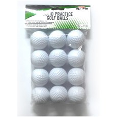 [PAPB6012]PS_Hollow練習球 [中空高爾夫練習球], 白色, 1個