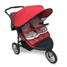 Manito 可掀式嬰兒推車遮陽罩, 紅色, 1入