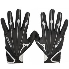 미즈노 330290 9000 YOUTH VINTAGE PRO 배팅장갑, 검정/검정