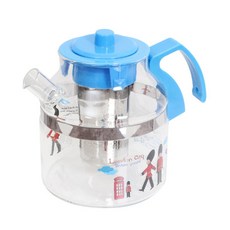 홈스몰 페어프랜즈 런던 내열 차망 유리포트, 혼합 색상, 1500ml, 1개