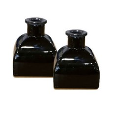 폴라리스에이치오 사각 돔 디퓨저용기, 2개(블랙)