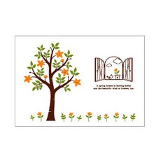 裝飾愛 圖形貼紙 大廳樹, A