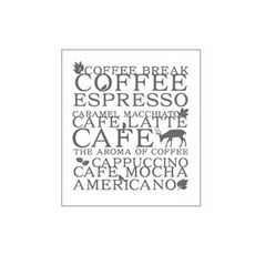 裝飾愛 圖形壁貼 咖啡字體L, B