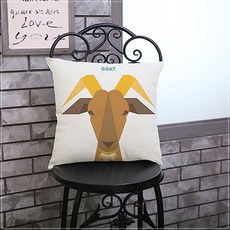 最小動物插圖靠墊套 8