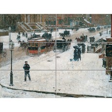 광장이 있는 겨울풍경 StatiWestern-181, 6장