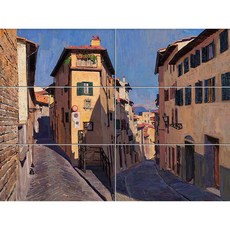 두갈래로 나누어진 골목길 Landscape-286, 6장