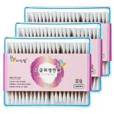 LIVINGWELL 方形棉花棒 200入, 5入, 1個