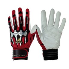 ADIDAS ICONIC BG 배팅장갑 편수 우타자용 V88544, 빨강,검정,흰색, 1개