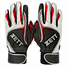 ZETT BGK-520 배팅장갑 ZE135MBJBG008, 검정, 1개