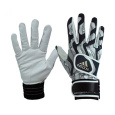 ADIDAS V88636 BG BD2 R BD2 배팅장갑 편수 좌타자용, 흰색,곤색, 1개