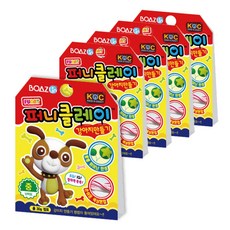 보아스린 퍼니클레이 12마리 동물, 95 x 40 x 125mm, 5개