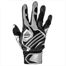 ADIDAS F93568 편수 배팅장갑 좌타자용, 곤색,은색, 1개